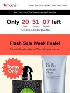 Today only—two incredible Flash Sales!