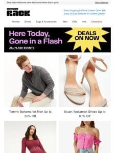 Tommy Bahama for Men Up to 60% Off | Stuart Weitzman Shoes Up to 60% Off | Maggy London Up to 70% Off | And More!