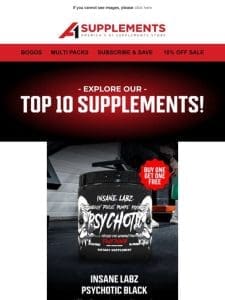 ?Top 10 Must-Have Supplements!