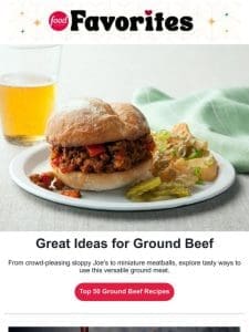 Top 50 Ground Beef Recipes + Nacho and Taco Recipes