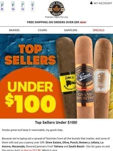 Top Sellers Under $100