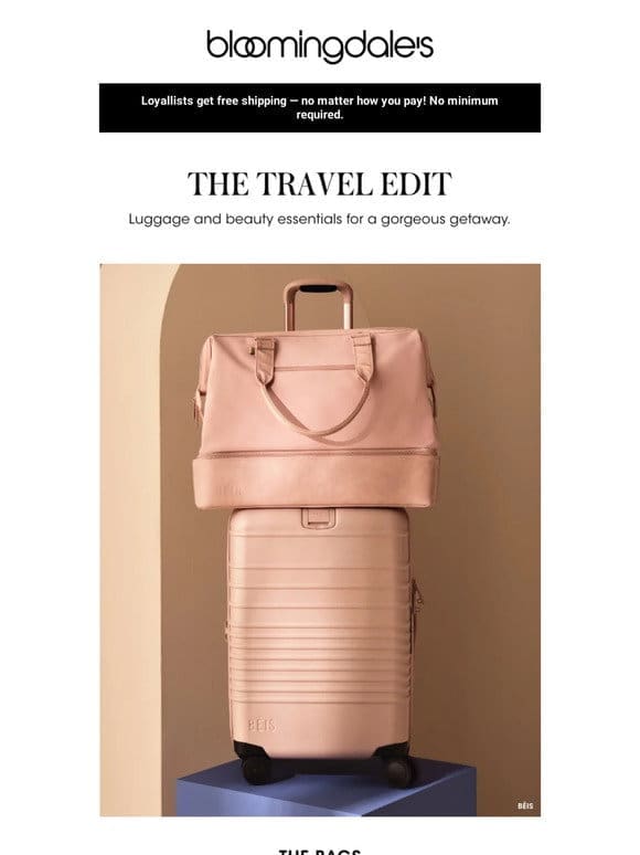 Top luggage from BÉIS & more