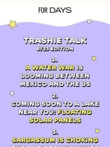 Trashie Talk is here