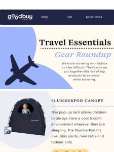 Travel essentials for your little ones