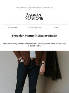 Traveler Penny in Butter Suede