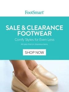 Treasures to be found! Sale & Clearance Footwear!