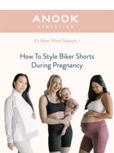 Trend Alert: Biker Shorts for Pregnancy