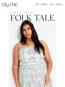 Trend Alert: Folk Tale + 25% Off* Full-Price