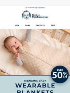 Trending Style: Baby Wearable Blankets