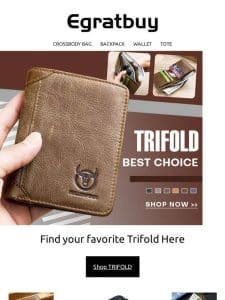 Trifold Wallet – Forever BEST Choice