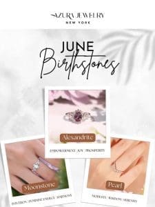 Triple the Charm With June’s Birthstones