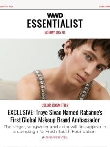 Troye Sivan Named Rabanne’s First Global Makeup Brand Ambassador