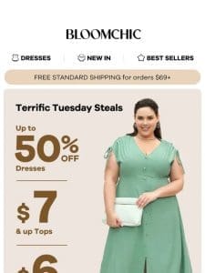 Tuesday Deals: Up to 50% off