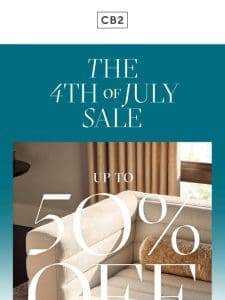 UP TO 50% OFF