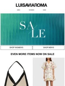 UP TO 80% OFF: EVEN MORE ITEMS NOW ON SALE