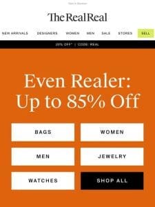 UPDATE: Now Up to 85% Off