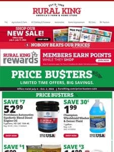 Unbeatable Price Busters: Save Big on Synthetic Blend Diesel Engine Oil， Premium BBQ Pellets， Insect Killer， & More!