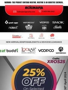 Unbeatable Value:? Enjoy 25% Off on Selected Vaporesso Kits!??