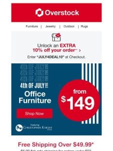 Unbelievable Office Upgrade Alert! Deals from Just $149!