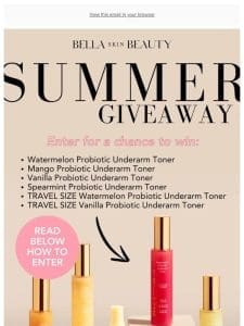 Underarm Toner GIVEAWAY?