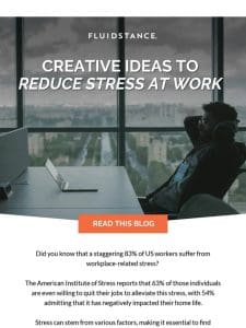 Unique Ways to Reduce Stress at Work