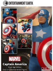 Unleash the Hero Within: New Captain America Silver Age Figure!