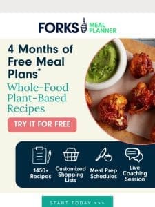 Unlock 4 months free on Forks Meal Planner