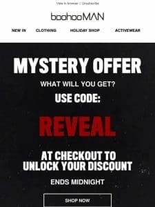 Unlock Your Mystery Offer!