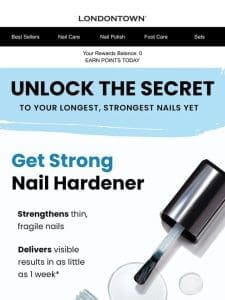 Unlock the Secret to Strong Nails