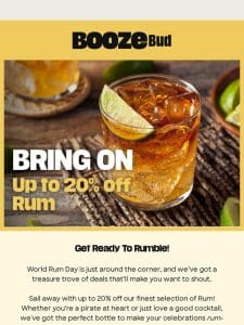 Up To 20% Off Rum Collection