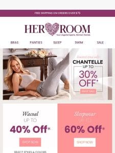 Up to 30% Off Chantelle & More Savings!