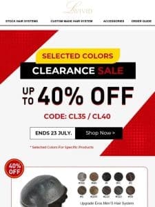 Up to 40% OFF! ?Clearance Sale is HERE?