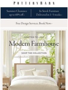 Up to 40% off select furniture collections