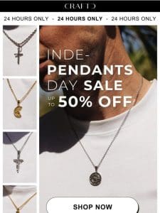 Up to 50% OFF Pendants