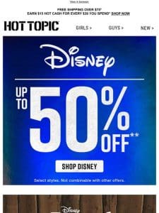 Up to 50% Off Disney! + Celebrate 626 Day with NEW Stitch styles