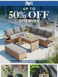 Up to 50% Off Sitewide – Elevate Your Outdoor Space Today!