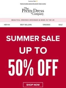 Up to 50% Off