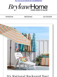 Up to 50% Off for National Backyard Day