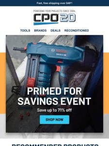 Up to 71% Off – Primed for Savings Event Happening Now!