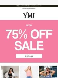 Up to 75% Off Sale + $20 Styles ?