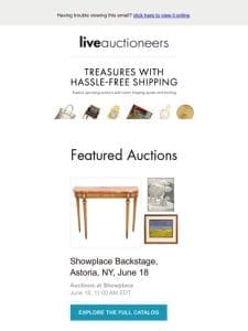 Upcoming Treasures with Hassle-Free Shipping