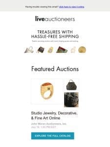 Upcoming Treasures with Hassle-Free Shipping