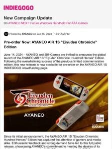 Update #18 from AYANEO NEXT: Future Windows Handheld For AAA Games