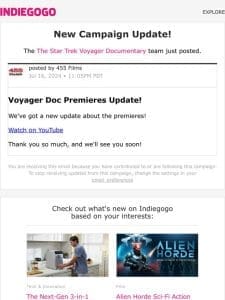 Update #40 from The Star Trek Voyager Documentary