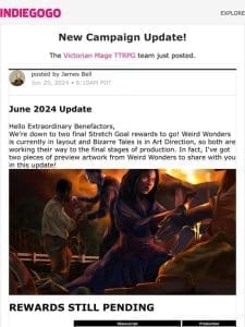 Update #67 from Victorian Mage TTRPG