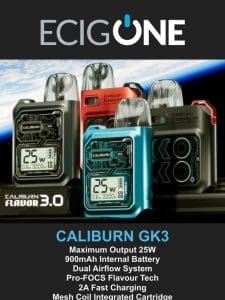 ?Uwell Restock : Caliburn GK3?