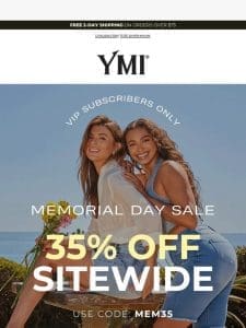 VIP ONLY: 35% Off Sitewide ??