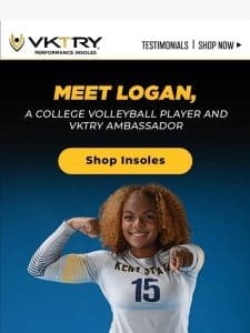 VKTRY Ambassador Logan Leaps Higher with VKTRY Insoles ?