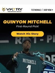 VKTRY’s Quinyon Mitchell Scores as First-Round Draft Pick! ?