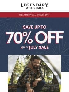 Valued Customer 70% OFF Continues!